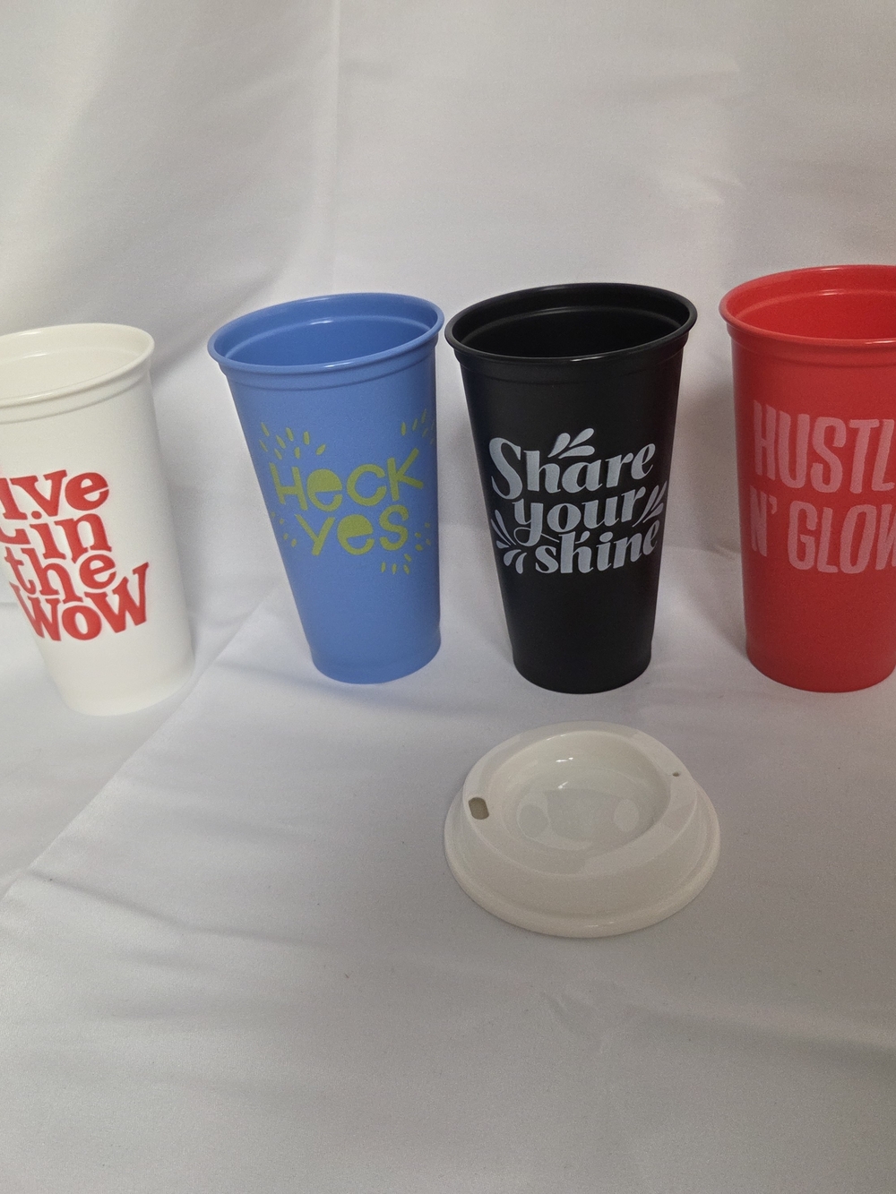 2012 Vintage Starbucks Reusable Cups Set